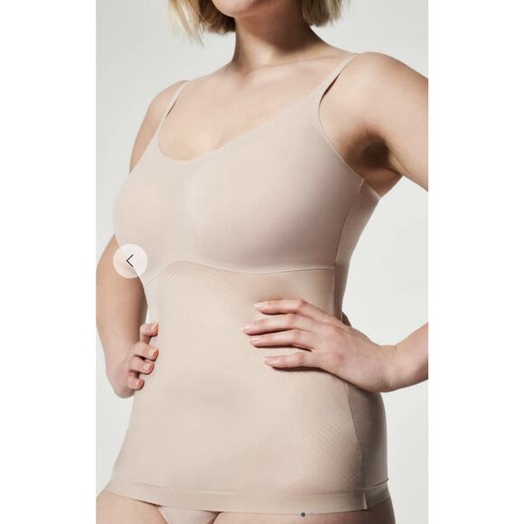 NEW SPANX SPANXshape™ Invisible Cami Size Large Champagne Beige Smoothing NWT - Picture 1 of 11